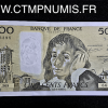 BILLET 500 FRANCS PASTEUR 1992
