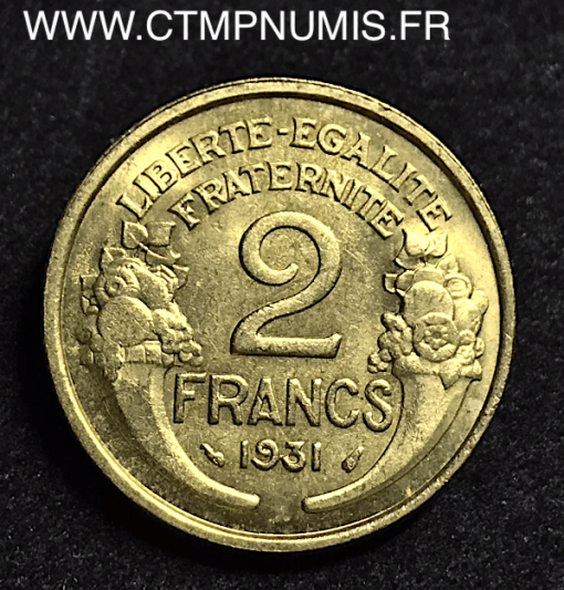 2 FRANCS MORLON 1931 SPL