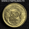 50 CENTIMES MORLON 1939 BRUXELLES B