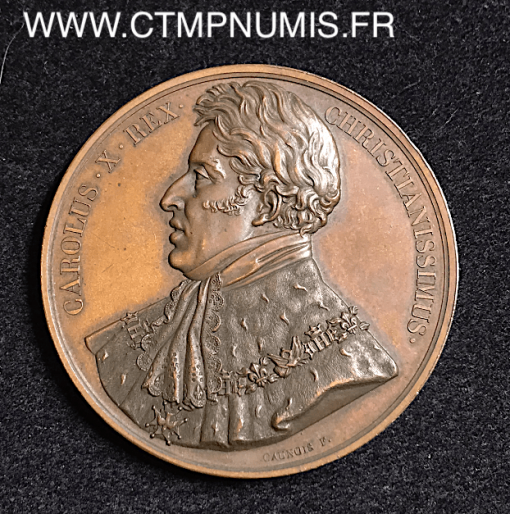 MEDAILLE SACRE DE CHARLES X REIMS