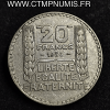 20 FRANCS ARGENT  TURIN 1936