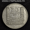 20 FRANCS ARGENT TURIN 1936