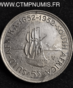 AFRIQUE DU SUD 5 SHILLINGS 1952