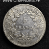 5 FRANCS ARGENT NAPOLEON 1812 M TOULOUSE