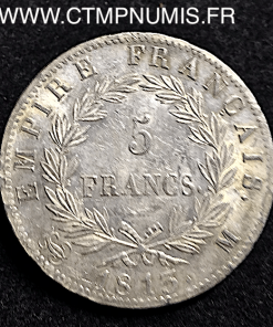 5 FRANCS ARGENT NAPOLEON 1813 M TOULOUSE
