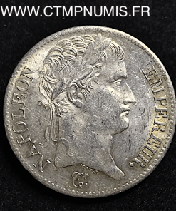 5 FRANCS ARGENT NAPOLEON I° EMPIRE 1813 M TOULOUSE