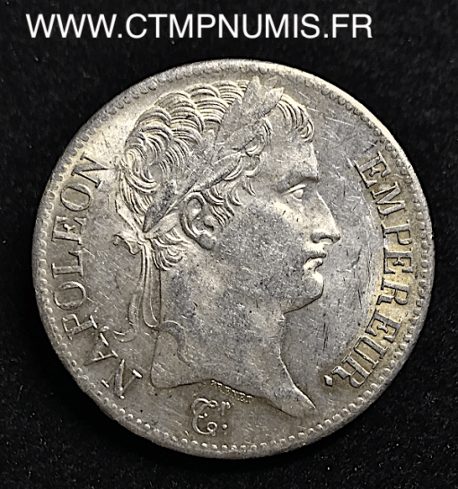 5 FRANCS ARGENT NAPOLEON I° EMPIRE 1813 M TOULOUSE