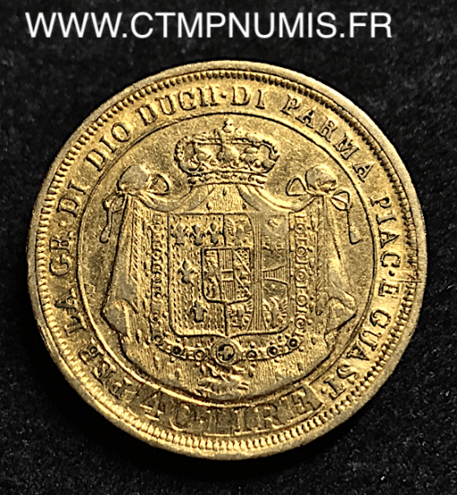 ITALIE  PARME  40 LIRE OR  MARIE LOUISE  1815