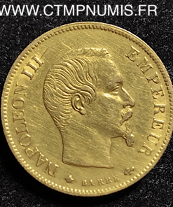 10 FRANCS OR NAPOLEON 1860 BB STRASBOURG