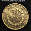 20 FRANCS OR GENIE III° REPUBLIQUE 1895 A