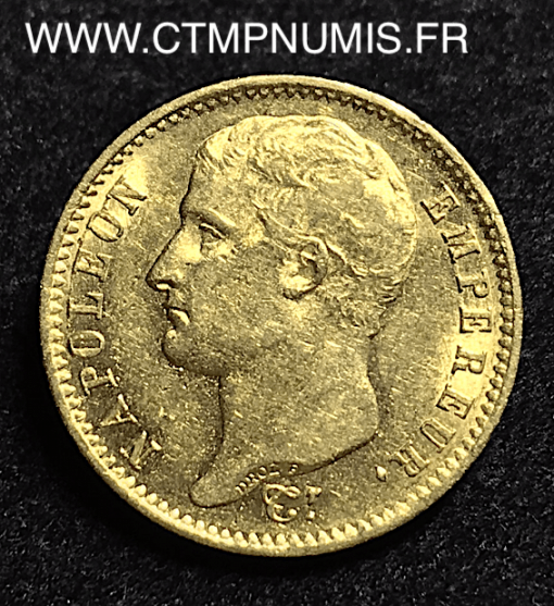 20 FRANCS OR NAPOLEON TETE NUE 1807 A