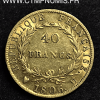 40 FRANCS OR NAPOLEON 1806 U TURIN