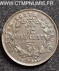 MALAISIE BORNEO 1 CENT 1887 H