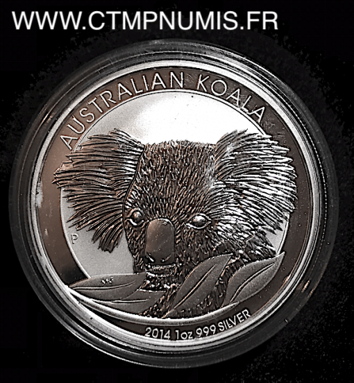 AUSTRALIE   1 DOLLAR   ARGENT  KOALA   2014