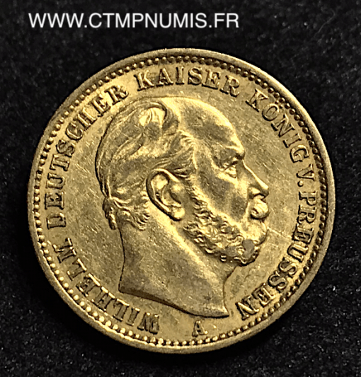 ALLEMAGNE  PRUSSE  20 MARK  OR 1872 A