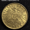 ALLEMAGNE HAMBOURG 20 MARK OR 1897J