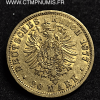 ALLEMAGNE HAMBOURG 20 MARK OR 1877J