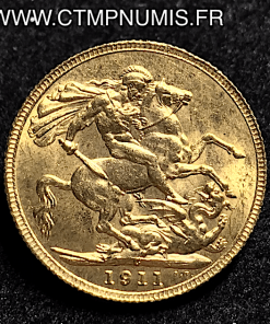 CANADA 1 SOUVERAIN OR GEORGES V 1911 C