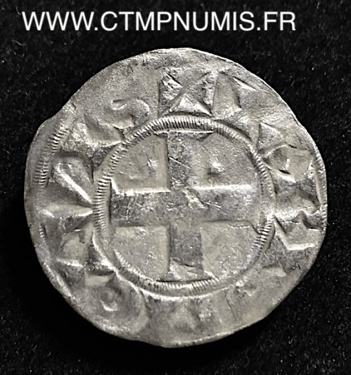 LOUIS VII DENIER ARGENT 4° TYPE PARIS