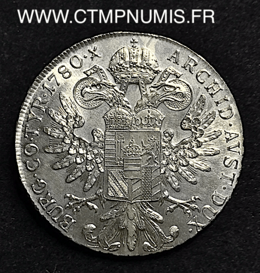 AUTRICHE   TALER  ARGENT MARIE THERESE   1780