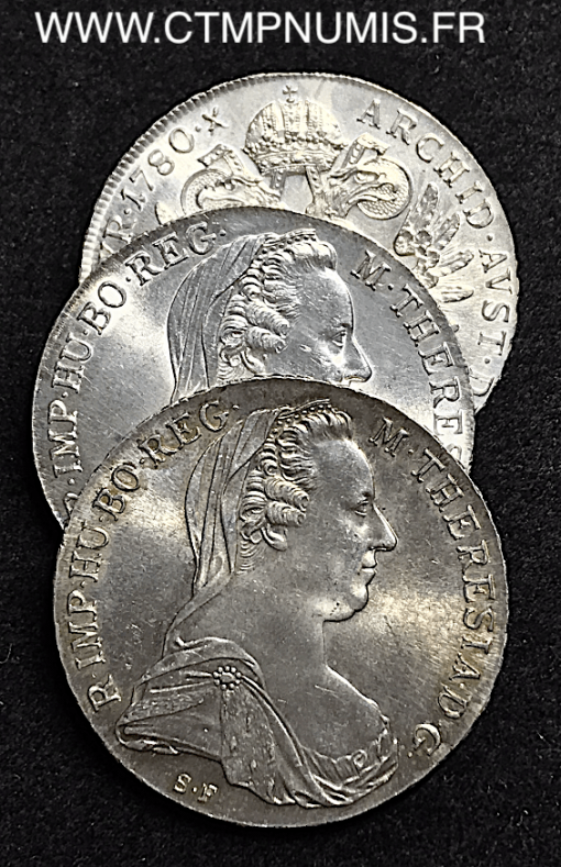 AUTRICHE TALER ARGENT MARIE THERESE 1780