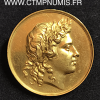 MEDAILLE  OR   AUTEL DE LYON    PAR BARRE  1828