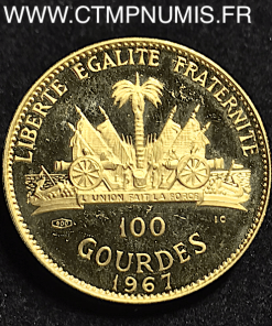 HAITI 100 GOURDES OR 1967