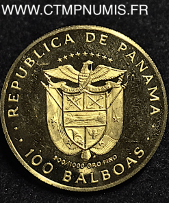 PANAMA 100 BALBOAS OR VASCO  BALBOA   1975