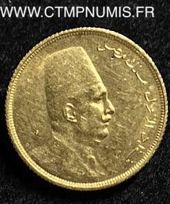 EGYPTE 20 PIASTRES OR 1923