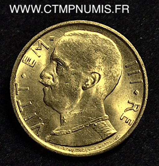 ITALIE 50 LIRE OR VICTOR EMMANUEL III 1931 IX