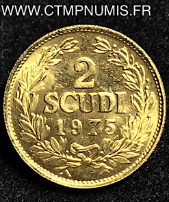 ,ITALIE,SAN,MARIN,2,SCUDI,OR,1975,SPL,