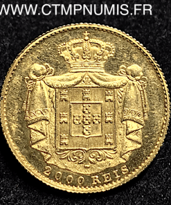 ,PORTUGAL,2000,REIS,OR,LOUIS,I°,1872,SPL,