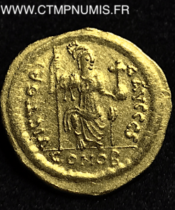 ,EMPIRE,BYSANTIN,JUSTIN,II,SOLIDUS,OR,CONSTANTINOPLE,