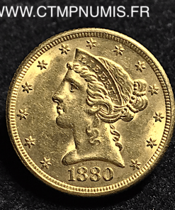 USA,5,DOLLAR,OR,HALF,EAGLES,1880