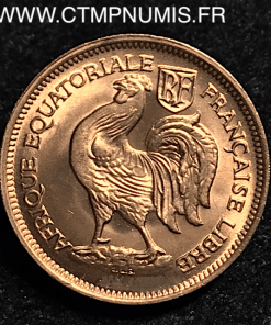 ,50,CENTIMES,1943,SPL,AFRIQUE,EQUATORIALE,