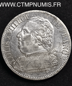 5 FRANCS ARGENT LOUIS XVIII  1815 M  TOULOUSE