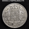 5 FRANCS ARGENT LOUIS XVIII  1823 M TOULOUSE