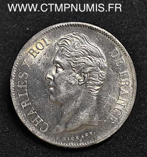 5 FRANCS  ARGENT CHARLES X  829 M  TOULOUSE