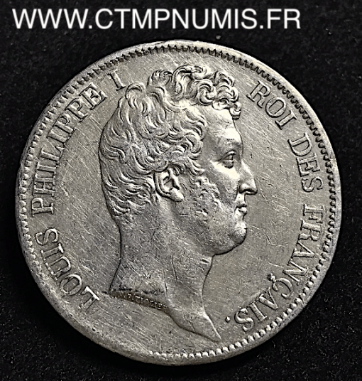 5,FRANCS,ARGENT,LOUIS,PHILIPPE,1831,TOULOUSE