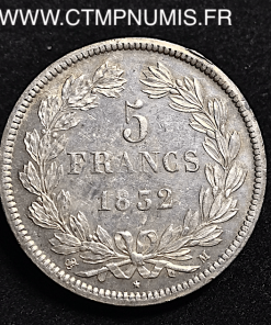 ,5,FRANCS,ARGENT,LOUIS,PHILIPPE,1832,TOULOUSE,