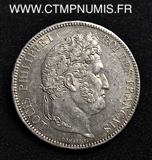 ,5,FRANCS,ARGENT,LOUIS,PHILIPPE,1832,TOULOUSE,