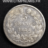 ,5,FRANCS,ARGENT,LOUIS,PHILIPPE,1834,TOULOUSE,