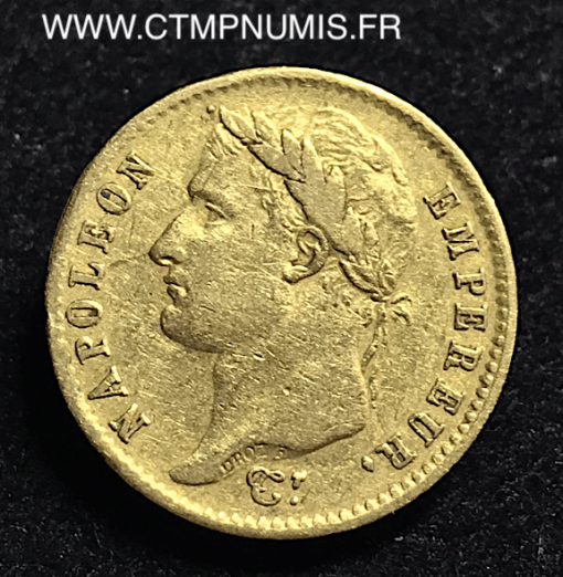 ,20,FRANCS,OR,NAPOLEON,I°,REPUBLIQUE,1808,M,TOULOUSE,