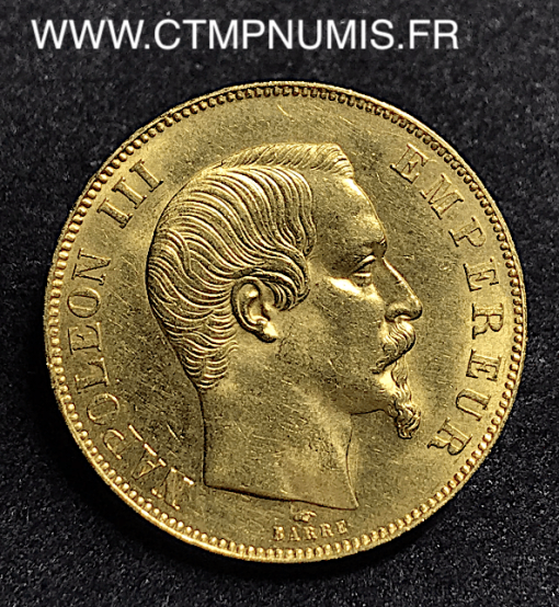 ,50,FRANCS,OR,NAPOLEON,III,1857,A,PARIS,SUP,