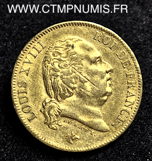 ,40,FRANCS,OR,LOUIS,XVIII,1817,A,PARIS,