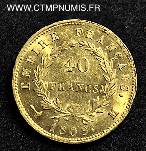 ,40,FRANCS,OR,NAPOLEON,1809,M,TOULOUSE,SUP,