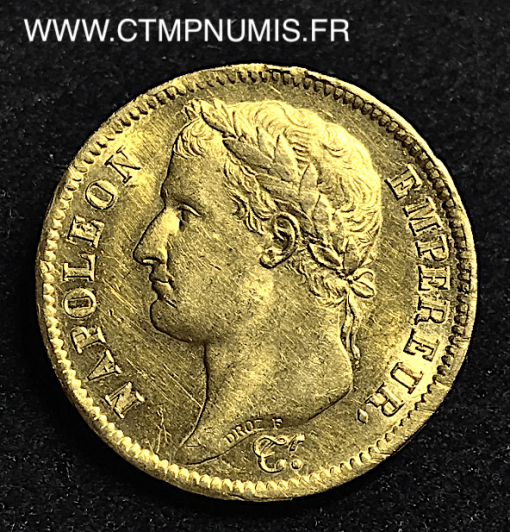 ,40,FRANCS,OR,NAPOLEON,I°,EMPIRE,1809,M,TOULOUSE,SUP,