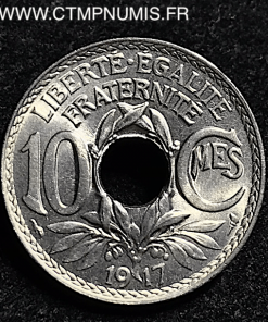 ,10,CENTIMES,LINDAUER,1917,SPL