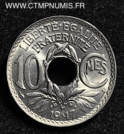 ,10,CENTIMES,LINDAUER,1917,SPL