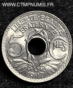 ,5,CENTIMES,LINDAUER,1917,SPL,